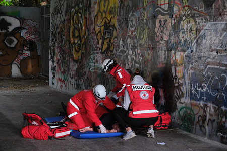  Regijsko preverjanje usposobljenosti ekip prve pomoči Civilne zaščite in Rdečega križa Slovenije; Foto: Andrej Gustinčič, Izpostava URSZR Koper 